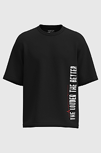 Camiseta Oversized Louder the Better