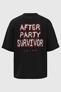 Camiseta Oversized After Party Survivor