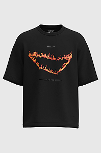 Camiseta Oversized Vintage Culture Welcome to the Unreal