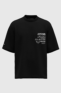 Camiseta Oversized Vintage Culture Sound System Certified Pima