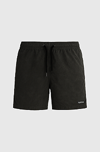 Shorts Casual Tactel Vintage Culture Preto