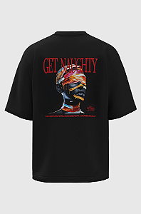 Camiseta Oversized Vintage Culture Affairs Get Naughty