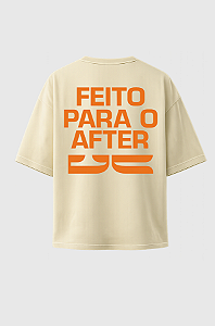 Camiseta Box Oversized Feito Para o After Off White