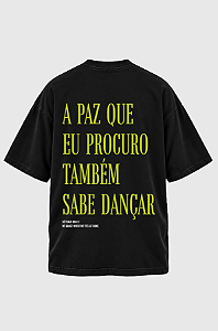 Camiseta Oversized A Paz Que Eu Procuro