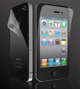 Pelicula Iphone 4 (Frente e verso Transparentes)