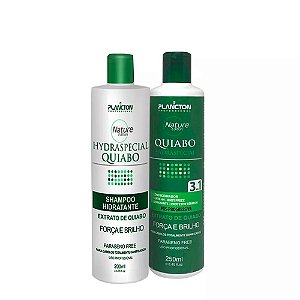 Kit  Quiabo Plancton Shampoo e Condicionador 250ml