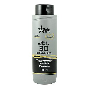MAGIC COLOR 3D BLOND BLACK - EFEITO GRAFITE - 500ML