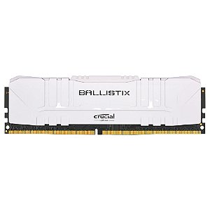 MEMÓRIA CRUCIAL BALLISTIX, 8GB, 3200MHZ, DDR4, CL16, BRANCA - BL8G32C16U4WL