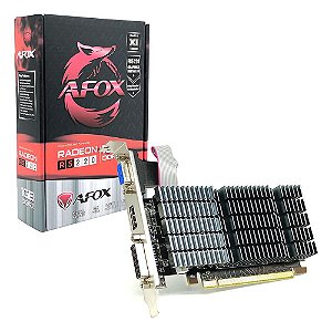 PLACA DE VÍDEO AFOX RADEON R5 220, 1GB, DDR3, 64BIT, LOW PROFILE, HDMI/DVI/VGA - AFR5220-1024D3L5-V2