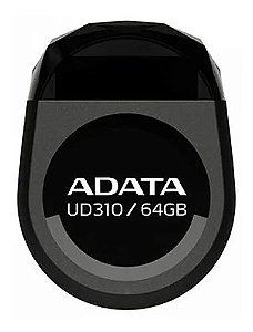 PENDRIVE ADATA UD310 64GB USB 2.0 PRETO - AUD310-64G-RBK