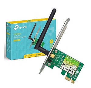 PLACA DE REDE TP-LINK PCI EXPRESS WIRELESS 150MBPS TL-WN781ND