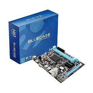PLACA MÃE BLUECASE H61, LGA 1155, DDR3, HDMI, VGA - BMBH61-I2HBX