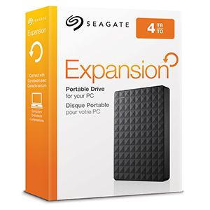 HD EXTERNO SEAGATE EXPANSION 4TB USB 3.0 - PORTÁTIL