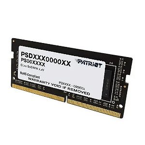 MEMÓRIA 16GB NOTEBOOK DDR4 3200MHZ SODIMM PATRIOT - PSD416G32002S
