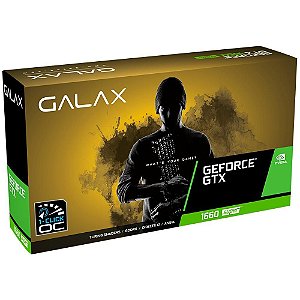 PLACA DE VÍDEO GALAX NVIDIA GeForce GTX 1660 Super EX (1-Click OC), 6GB, GDDR6