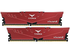 MEMÓRIA DDR4 T-FORCE VULCAN-Z RED 16GB (2X8GB) 3000MHZ - TLZRD416G3000HC16CDC01
