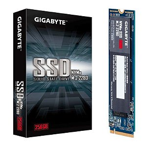 SSD GIGABYTE 256GB M.2 2280 PCIE 3.0 X4 NVME - GP-GSM2NE3256GNTD