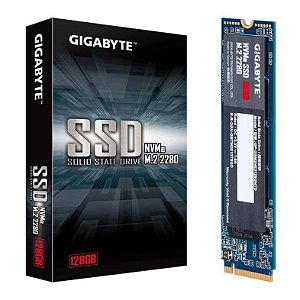 SSD GIGABYTE 128GB M.2 2280 PCIE 3.0 X4 NVME - GP-GSM2NE3128GNTD