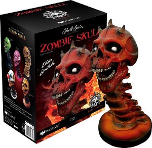 Estátua Zombie Skull Red Demon (Vermelho): Art Scale Edição Limitada Escala 1/3