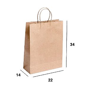 Sacola Kraft para Delivery - Tamanho M - 100 UN | NZB Embalagens -  Embalagens para e-commerce, envelopes e fitas | NZB Embalagens