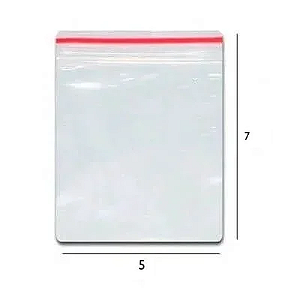 Saquinho Zip Lock 7 x 5 - N1