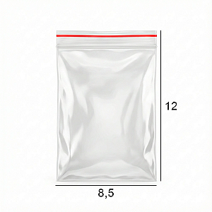 Saco Zip Lock 12 x 8,5 - N4