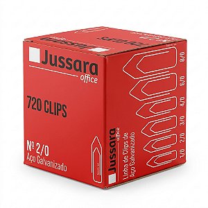 Clips Galvanizado 2/0 - Linha Leve - Caixa 720 Unidades