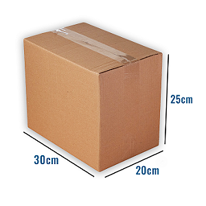 Caixa de Papelão N36 - 30 x 20 x 25