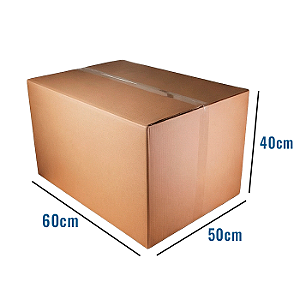 Caixa de Papelão N40 - 60 x 50 x 40