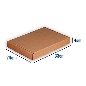 Caixa de Papelão N44 - 33 x 24 x 4