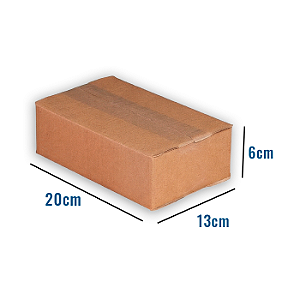 Caixa de Papelão N13 - 20 x 13 x 6