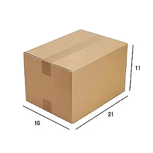 Caixa de Papelão N15 - 21 x 16 x 11