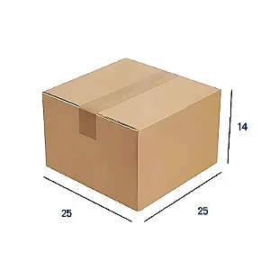 Caixa de Papelão N17 - 25 x 25 x 14