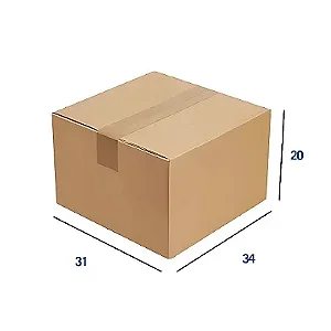 Caixa de Papelão N20 - 34 x 31 x 20
