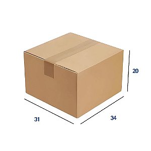 Caixa de Papelão N20 - 34 x 31 x 20