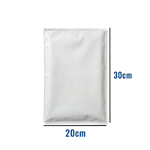 Saco Zip EVA Fosco com Trilho Transparente - 20x30