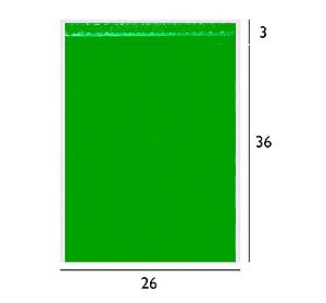 Envelope de Segurança Colorido Médio - 26x36 - Verde