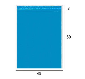 Envelope de Segurança Colorido Grande - 40x50 - Azul