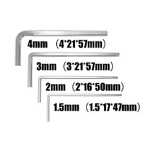 Chave Allen m2 m3 m4 m5 para Peças de Impressora 3d