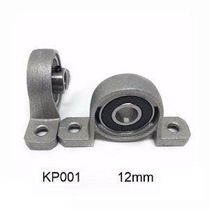 Mancal KP001 Para Eixo 12mm Com Rolamento