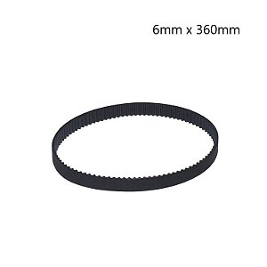 Correia Fechada Gt2 6mm Fibra de Vidro 360mm