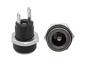 Conector Jack Plug 5.5x2.5 dc Fêmea