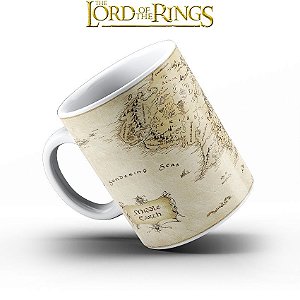 Caneca Terra Média - O Senhor dos Anéis