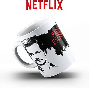 Caneca Narcos - Pablo Escobar Plata ou Café