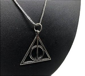 Corrente Aço Inox Harry Potter 70cm Relíquia Da Morte