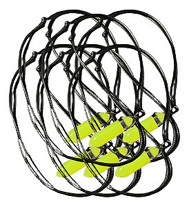 Colar Obelisco Kit 12 Amarelo Brilha Lembrancinha