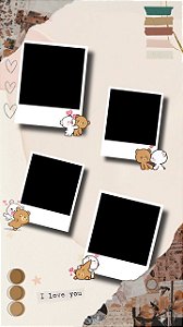 Quadro personalizado casal declaração romântico polaroid