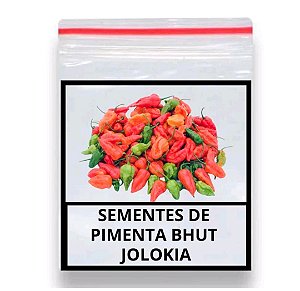 Sementes De Pimenta Bhut Jolokia 1.000 unidades