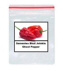 Sementes de Bhut Jolokia Ghost Pepper 100 unidades