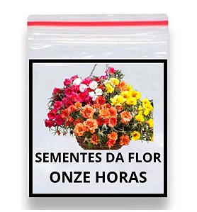 Sementes Flor Onze Horas/Portulaca GrandeFlora Sortido 1100 unidades